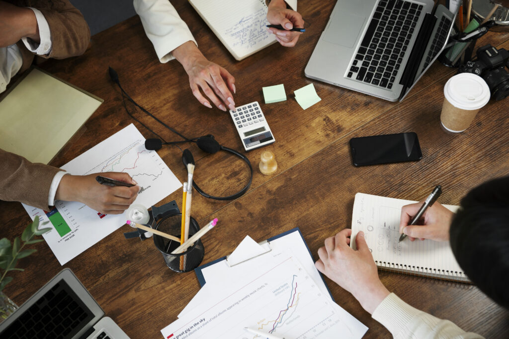 People Working Elegant Cozy Office Space
